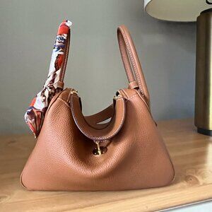 Slouchy Camel Leather Bag